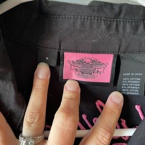 Harley-Davidson zip shirt